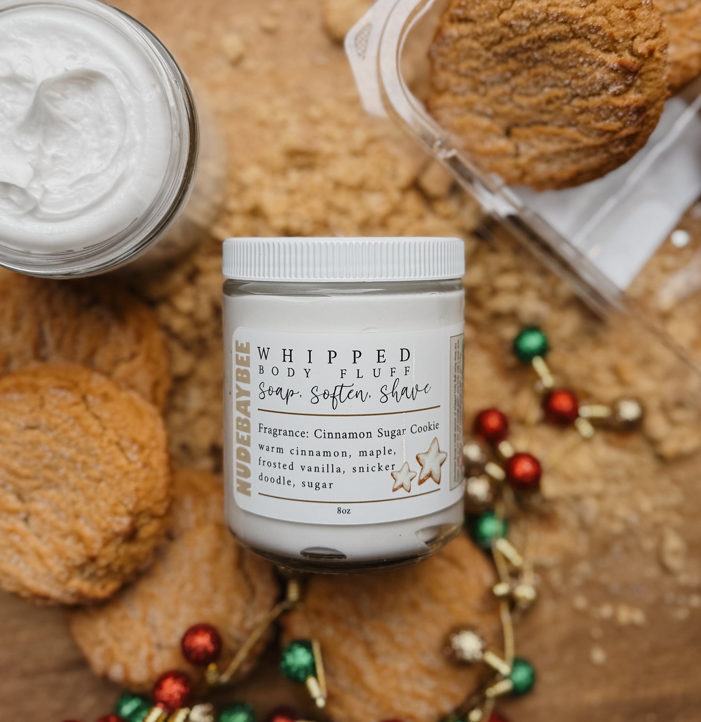 8oz Cinnamon Sugar Cookies Whipped Body Fluff
