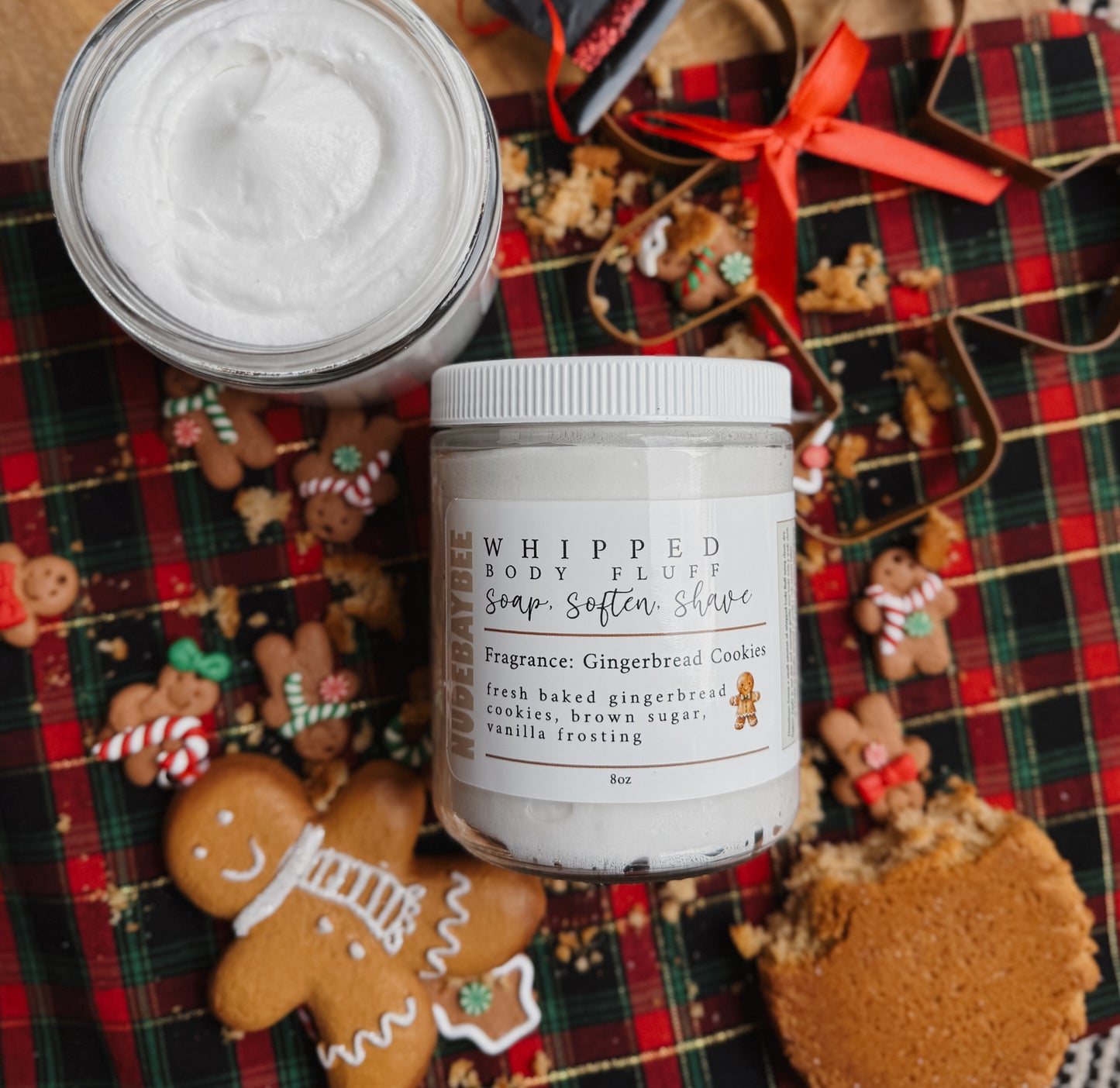 8oz Gingerbread Cookies Whipped Body Fluff