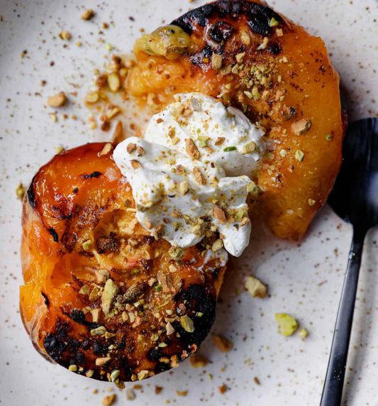 8oz Pistachio peach Whipped Body Fluff