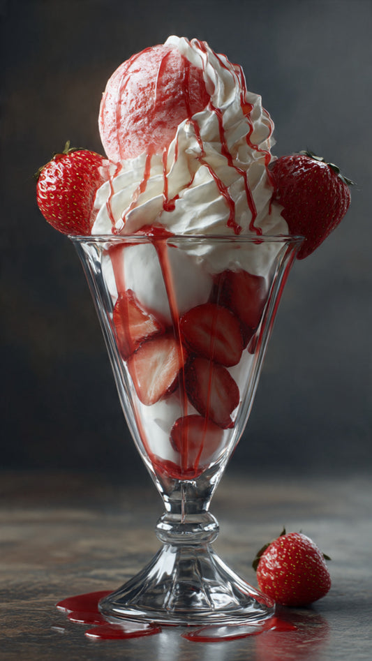 8oz Strawberry Sundae Whipped Body Fluff
